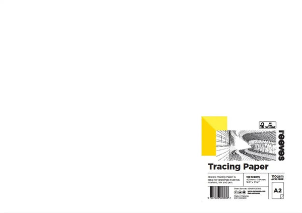 Reeves Tracing Paper 110gsm - Pack Of 100