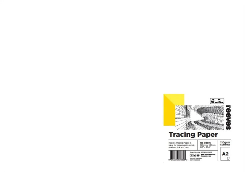 Reeves Tracing Paper 110gsm - Pack Of 100