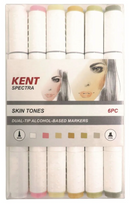 Kent Spectra Graphic Design Marker Skin Tones Set Of 6