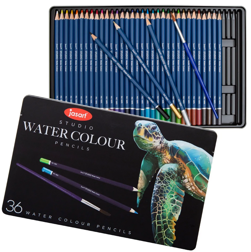 Jasart Studio Watercolour Pencil Tin