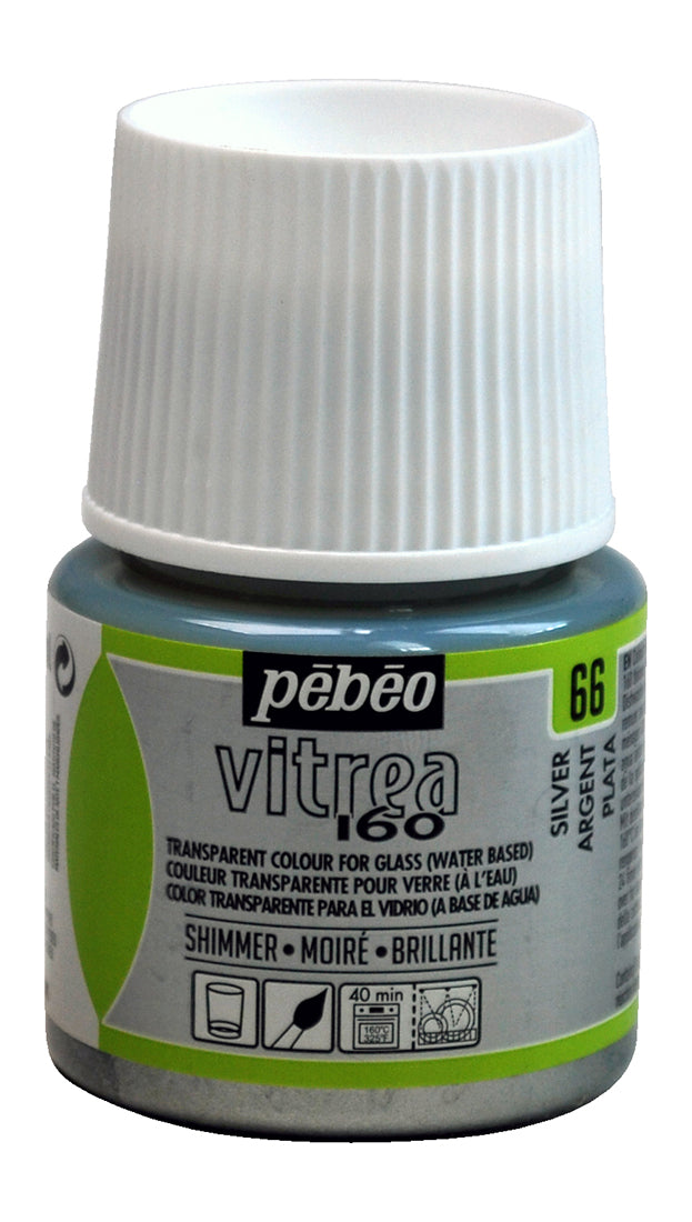 Pebeo Vitrea 160 Shimmer Paints 45ml