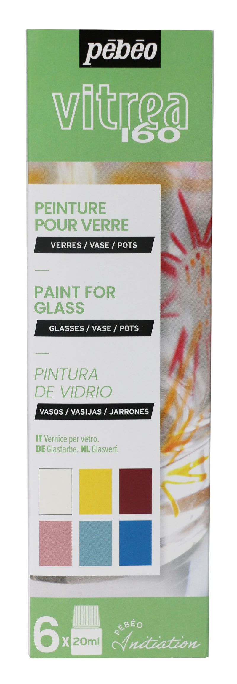 Pebeo Vitrea 160 Paints 20ml Brilliant