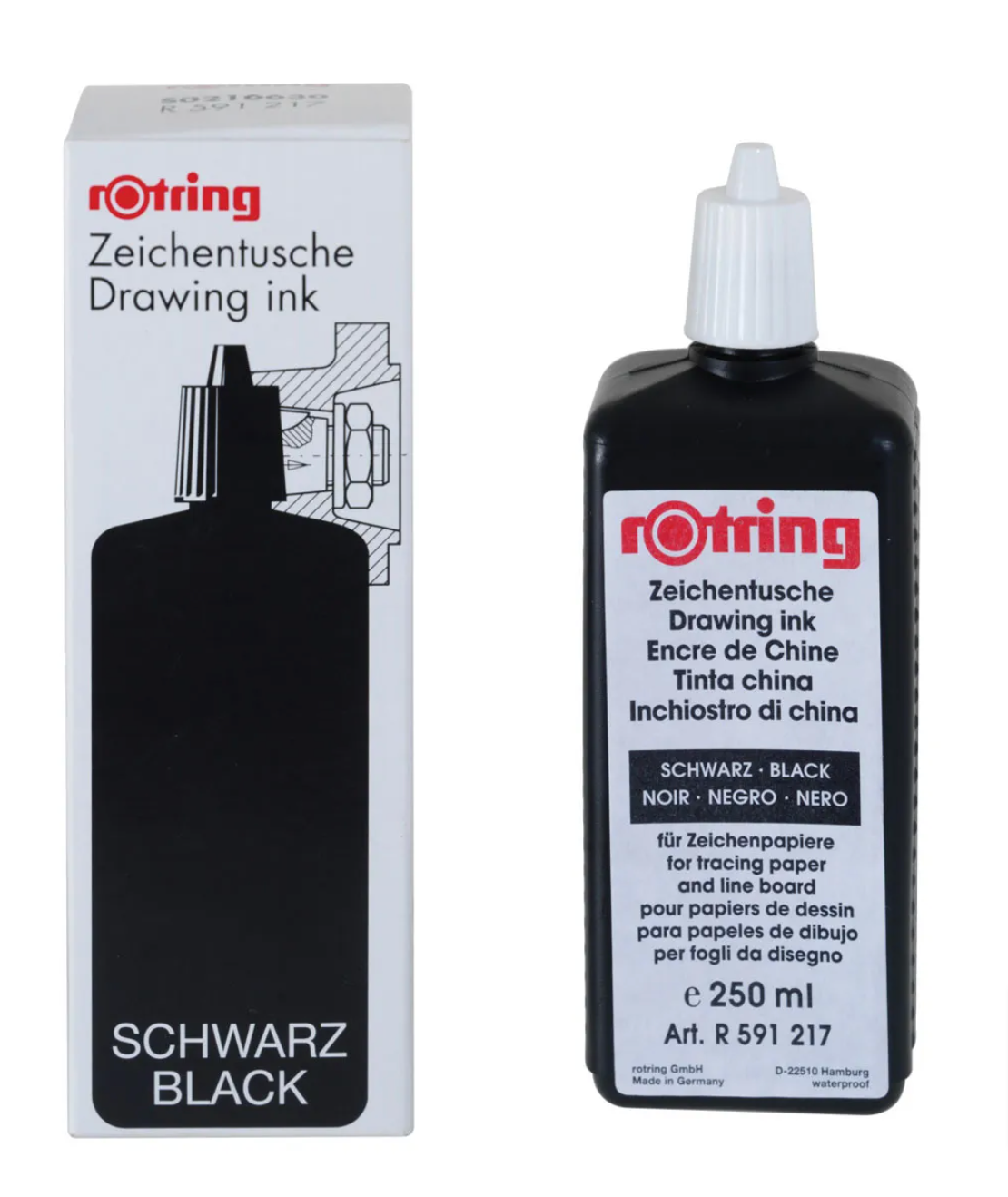 Rotring Black Pigment Ink 23ml | Hobby Land