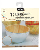 Pebeo Deco Leaves Silver Book Of 12 Sheets