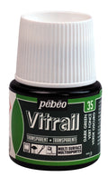 Pebeo Vitrail Transparent Paints 45ml#Colour_DARK GREEN