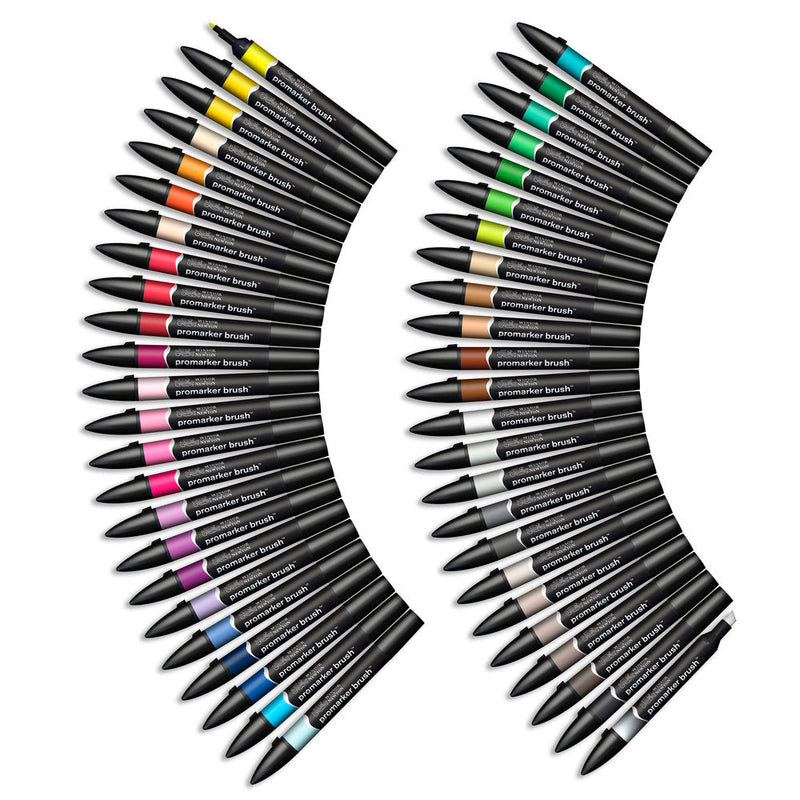 Winsor & Newton Brushmarker Set of 48