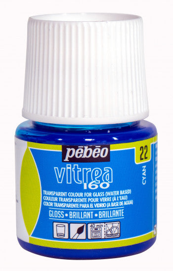 Pebeo Vitrea 160 Glossy Paints 45ml