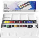 Winsor & Newton Cotman Watercolour Travel - Tin Of 24 Half Pans