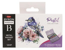 Jasart Byron Watercolour Pastel Half Pan Pocket Set Of 12