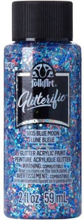 Folk Art Glitterific Acrylic Paint 2oz/59ml#Colour_BLUE MOON