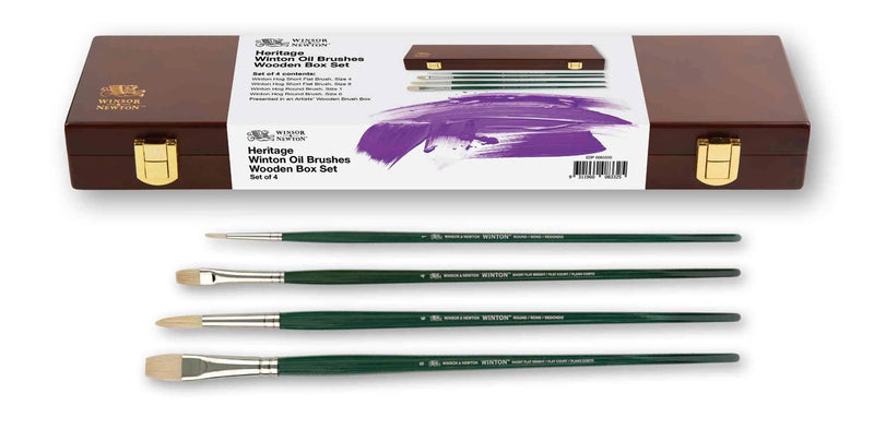 Winsor & Newton Winton Brush Wooden Box Set