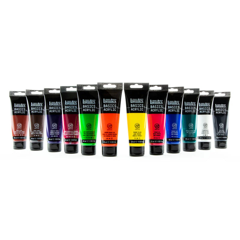 Liquitex Basics 118ml Paint - Set Of 12