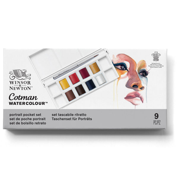 Winsor & Newton Cotman Watercolour Pocket Paint Set Portrait