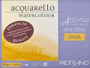 Fabriano Artistico Watercolour Enhanced Block 300gsm Cold Press Extra White 20 Sheets