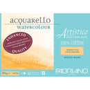 Fabriano Artistico Watercolour Enhanced Pad 300gsm Cold Press 12 Sheets