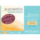 Fabriano Artistico Watercolour Enhanced Pad 300gsm Cold Press 12 Sheets