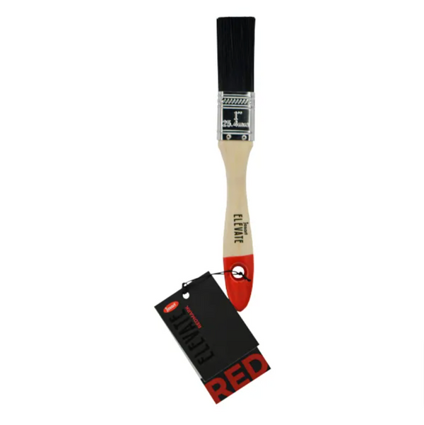 Jasart Elevate Redmark Black Brush Flat#Size_1 INCH