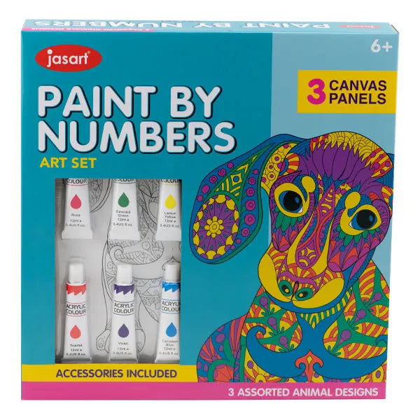 Jasart Paint By Numbers Animal Art Set