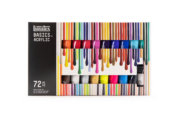 Liquitex Basics Acrylic Paints 22ml - Set of 72