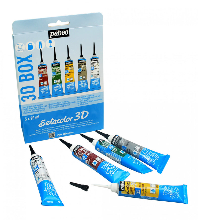 Pebeo Setacolor Paints 3D Set