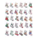 Bucilla Cross Stitch Ornaments Set Tiny Stockings