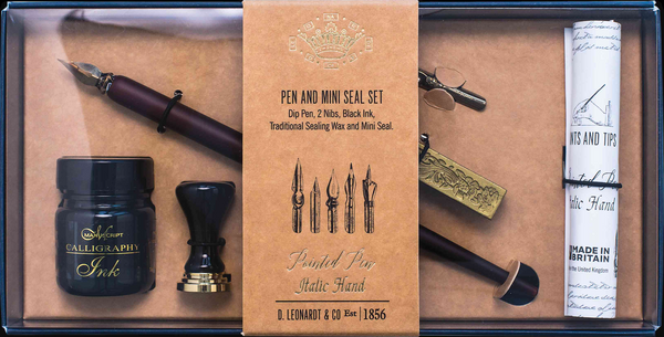 Manuscript Heritage Pen And Mini Seal Set