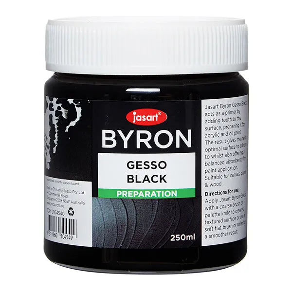 Jasart Byron Gesso 250ml Black