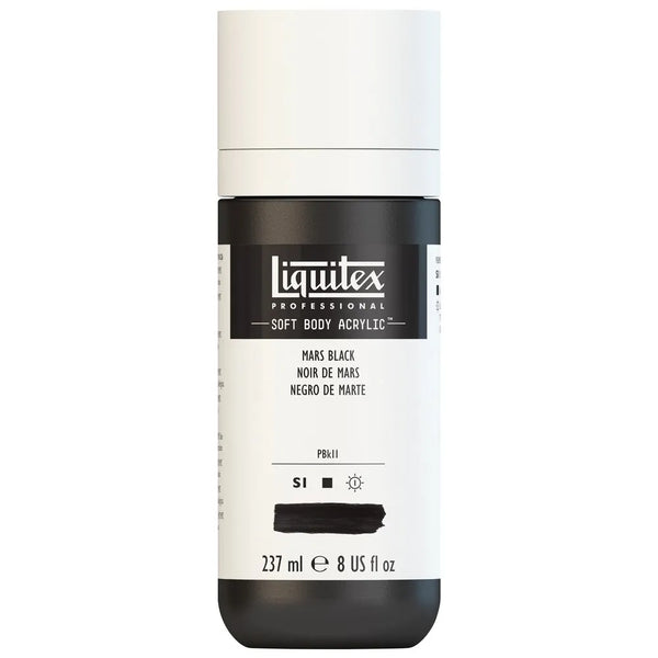 Liquitex Professional Soft Body Acrylic Paints 237ml#Colour_MARS BLACK
