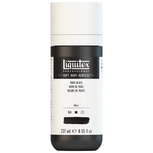 Liquitex Professional Soft Body Acrylic Paints 237ml#Colour_MARS BLACK