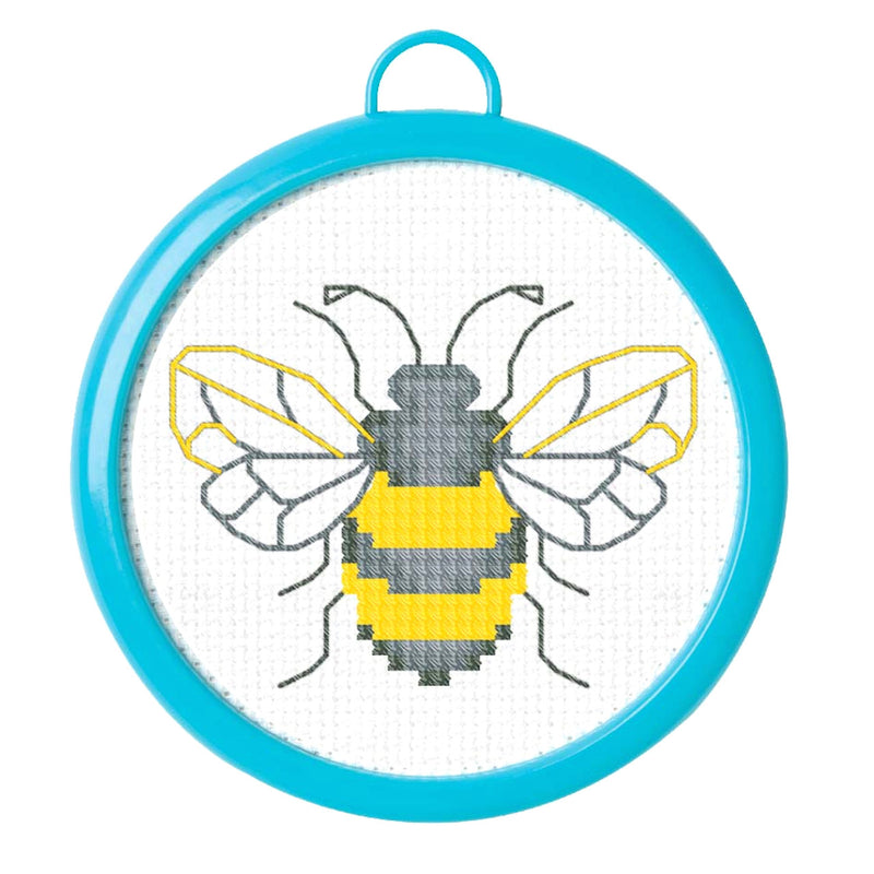 Bucilla My 1st Stitch Counted Cross Stitch Kit - Mini Bee