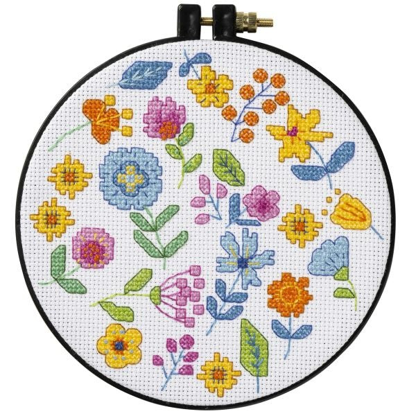 Bucilla Counted Cross Stitch Kit - Floral Menagerie