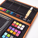 Art Advantage Starter Art Set With Wooden Carry Case Set Of 70