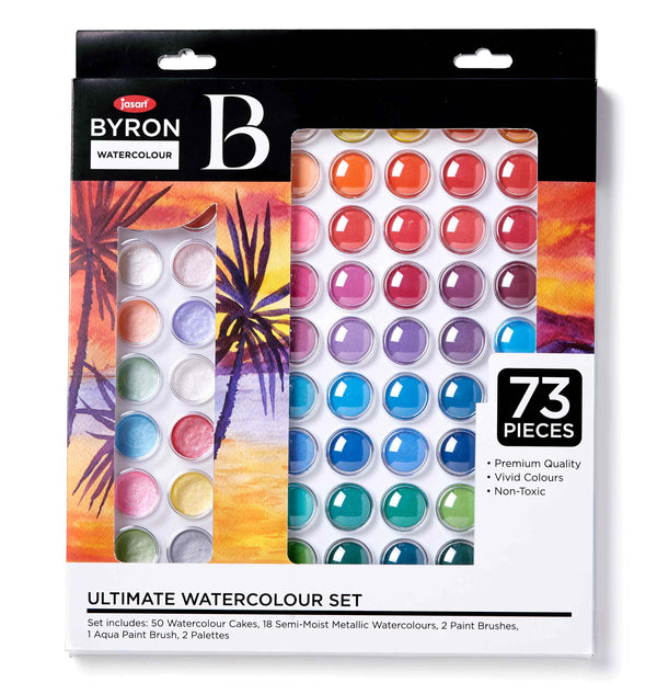 Jasart Byron Watercolour Pan Set Of 73