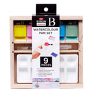 Jasart Byron Metallic Watercolour Pan Set Of 9