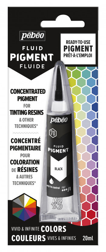 Pebeo Fluid Pigments 20ml#Colour_BLACK