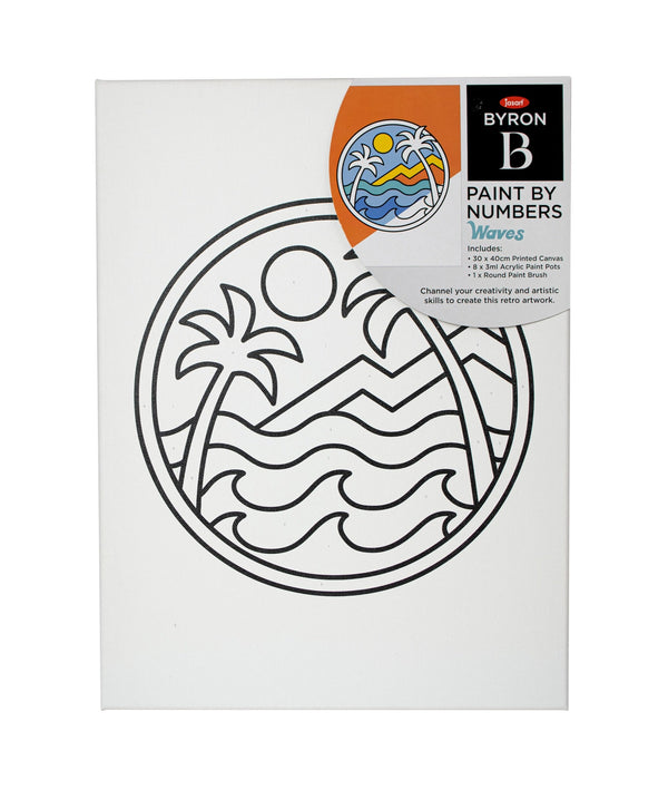 Jasart Byron Paint By Numbers - Waves