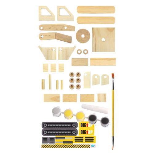 Boyle Wood Craft Project Kit Excavator