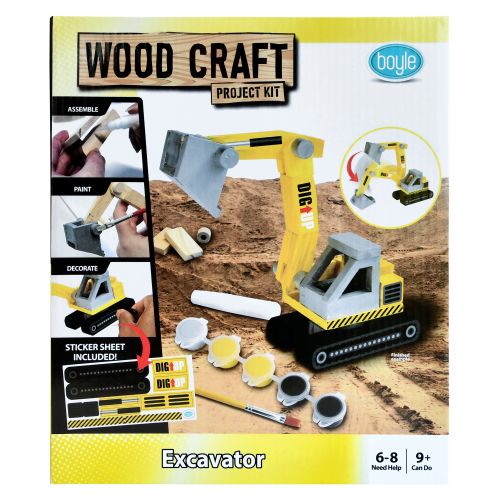 Boyle Wood Craft Project Kit Excavator