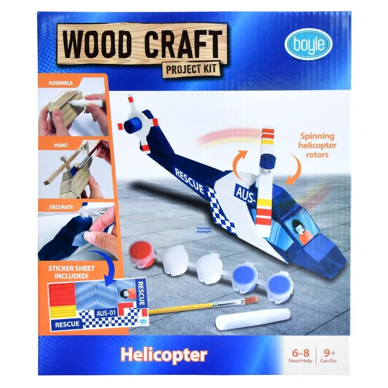 Boyle Wood Craft Project Kit Helicopter