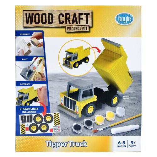 Boyle Wood Craft Project Kit Tipper Truck