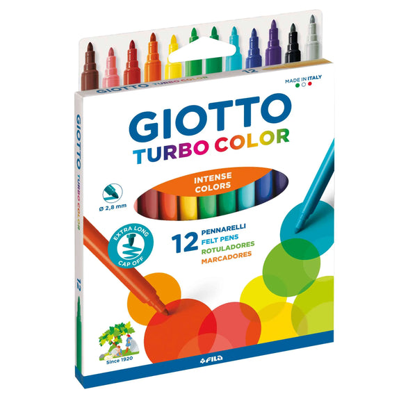 Giotto Turbo Colour Felts Set of 12