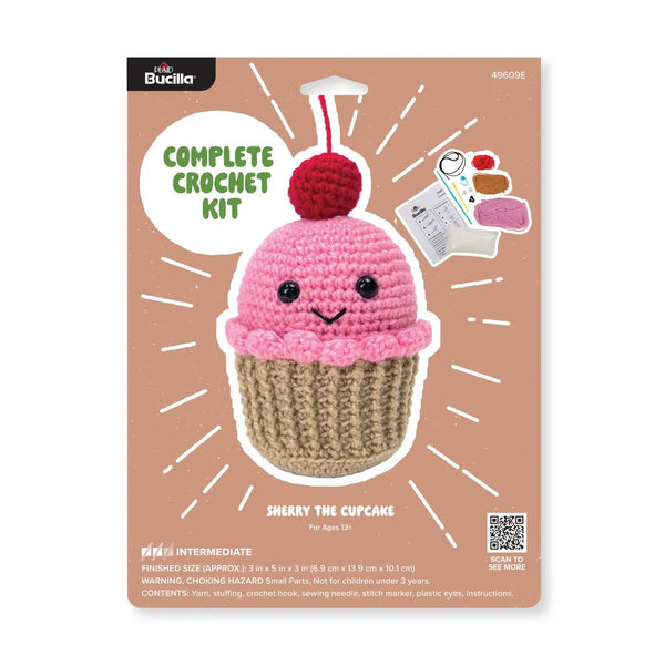 Bucilla Sherry The Cupcake Amigurumi Kit