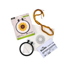 Bucilla 3" Golden Sunflower Stamped Embroidery Kit
