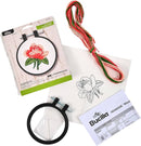 Bucilla 3" Blooming Rose Stamped Embroidery Kit