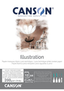 Canson Illustration Pad 200gsm 12 Sheets