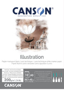 Canson Illustration Pad 200gsm 12 Sheets