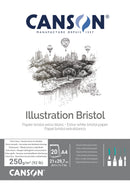 Canson Bristol 250gsm A4 20 Sheet Pad