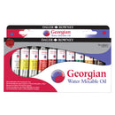 Daler Rowney Georgian Watermixable Oil Introduction Paint Set 10x20ml