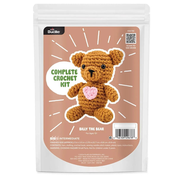 Bucilla Large Billie the Bear Amigurumi Kit
