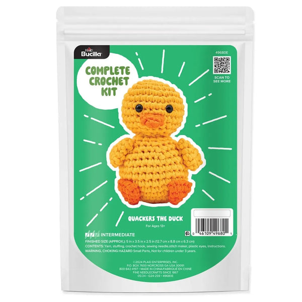 Bucilla Large Quackers the Duck Amigurumi Kit